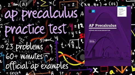 Ap precalculus practice test. Things To Know About Ap precalculus practice test. 